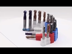 Moinho de extremos de carburo de tungstênio revestido 4 flautas Ferramentas de corte com alto desempenho