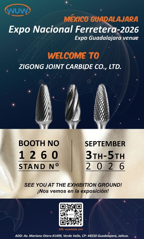 Últimas notícias da empresa sobre ZIGONG JOINT CARBIDE CO., LTD. (WUW) participará da Expo Nacional Ferretera 2026 em Guadalajara, México
