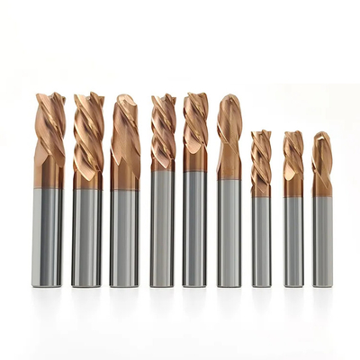Bom preço. Ferramentas de corte revestidas das flautas do moinho de extremidade 4 do carboneto de tungstênio com elevado desempenho on-line