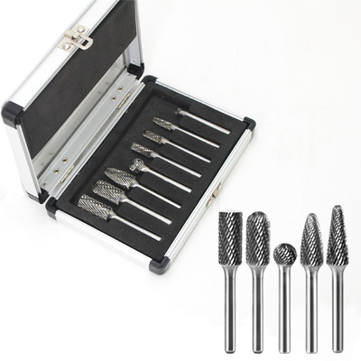 Bom preço. Peças de ferramentas elétricas 6mm Tungsténio Carbide Burr Bits Die Grinder Bits com LOGO personalizado on-line