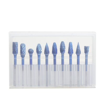 Bom preço Corte de precisão de revestimento azul feito rápido e fácil com Carbide Burr Conjunto de Cimento Dimensão 1/8-1/4 INCH ou 3-6MM on-line