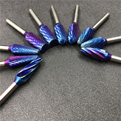 Bom preço Caso de armazenamento conveniente Incluído Corte de precisão de liga dura Rotary Burr Set BREE/ROUND TREE/CYLINDRICAL FORM BURRS on-line