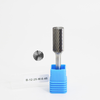 Bom preço 40 CrMo Shank Single Cut 6mm Shank SB Cylinder End Cut Carbide Burr Bits para Metal on-line