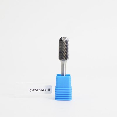 Bom preço 6mm Shank SC Cylinder Ball Nosed Coment Rotary Burr Bits Single Cut Tipo de corte DOUBLE CUT LOGO on-line