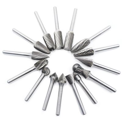 Bom preço. Forma afiada com raio de carburo de tungstênio rotatório duplo corte para ferramentas Burr plástico genérico Carbide Burr on-line