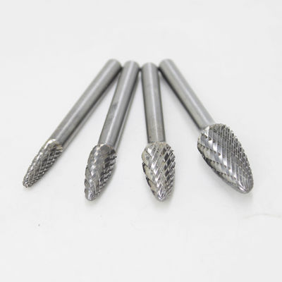 Bom preço. 6*8mm Rotary Burs Sets Plastic Box Tube Package Genuine Solid Tree Shape Carbide Burr for Metal Aluminum on-line