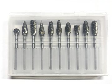 Bom preço Bocados de moedura 3*6mm do carboneto de tungstênio do corte do dobro do carboneto de grande resistência ajustado da rebarba on-line