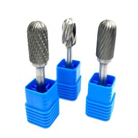 Bom preço bocados cilíndricos da rebarba do carboneto de tungstênio da rebarba do carboneto da cabeça 6mm de 12mm on-line