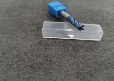 Bom preço. Moinho de extremidade contínuo do carboneto de tungstênio da cor azul para cortar com diâmetro de 8mm on-line
