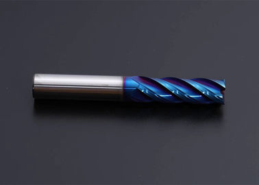 Bom preço. Pata longa de revestimento azul do comprimento do cortador da flauta da flauta 4 da flauta 3 do moinho de extremidade 2 do carboneto de tungstênio de 1/8 de polegada on-line