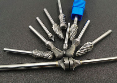 Bom preço Arquivo giratório giratório da rebarba 12mm do carboneto longo da pata para os Workpieces do metal que moem a ferramenta on-line