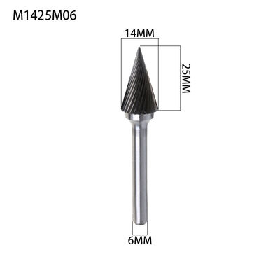 Bom preço Moedor cortado dobro Cylindrical Carbide Burr With do tungstênio 1/4
