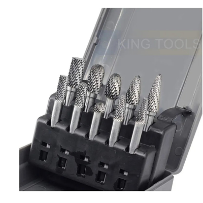 Bom preço. Moendo a gravação do carboneto de tungstênio de lustro Burr Set 10pcs 6mm para a madeira de metal on-line