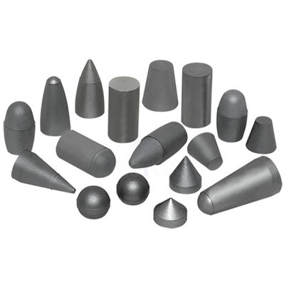 Placas redondas cimentadas de grande resistência do carboneto contínuo para a cor do cinza do metal das ferramentas