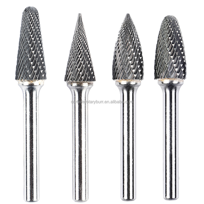 Bom preço. 10pcs Tungsténio Carbide Burr Set 6mm 1/4 Shank Double Cut para madeira de metal on-line