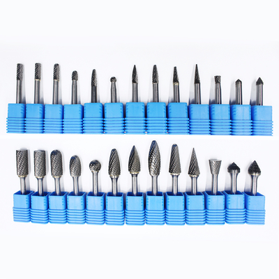 Bom preço. Conjunto de 10 fresas de carboneto de tungstênio com haste de 1/4 polegada para retificação de metal on-line