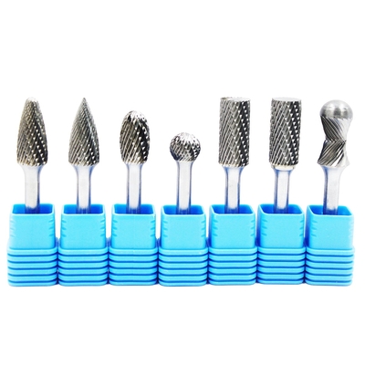 Bom preço. Conjunto de Brocas de Metal Duro de Tungstênio Corte Duplo Haste 6mm para Gravação em Metal on-line
