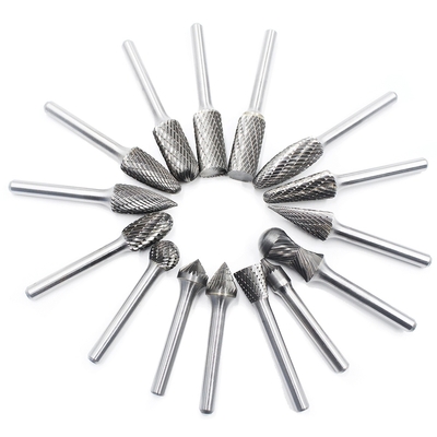 Bom preço. Rebarbadora de carboneto de tungstênio de corte duplo com haste de 1/4 para aço, plástico e madeira on-line