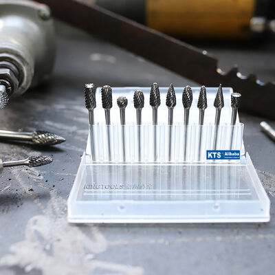 Bom preço. 10pcs Conjunto 1/8 polegada de diâmetro de haste Carbide de tungstênio rotativo Burr e Cutter Files para metalurgia de precisão on-line