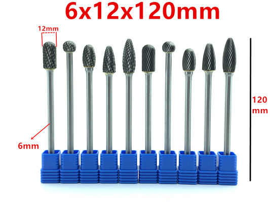 Bom preço. Brocas Rotativas de Carboneto de Tungstênio de Haste Longa 120mm 6