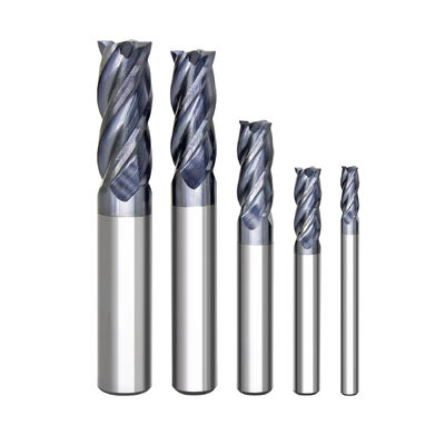Qualidade Fresa de topo de metal duro integral para usinagem CNC, fresamento lateral, ranhuramento e acabamento superficial fábrica