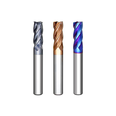 Qualidade Fresa de topo de carboneto de tungstênio para usinagem de aço em CNC, corte de canais e acabamento dimensional fábrica