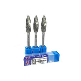 Bom preço. Chama - a rebarba dada forma de Tcarbide morre moedor mordido/rebarba giratória do carboneto da cabeça da bola de 6mm on-line