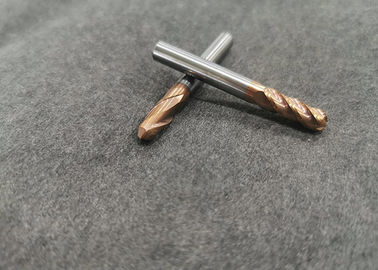 Bom preço. Moinho de extremidade liso do carboneto de tungstênio do nariz da bola 1/8 de polegada 1/4 de polegada 6mm 8mm para o aço do ferro on-line