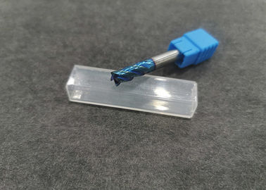 Moinho de extremidade contínuo do carboneto de tungstênio da cor azul para cortar com diâmetro de 8mm