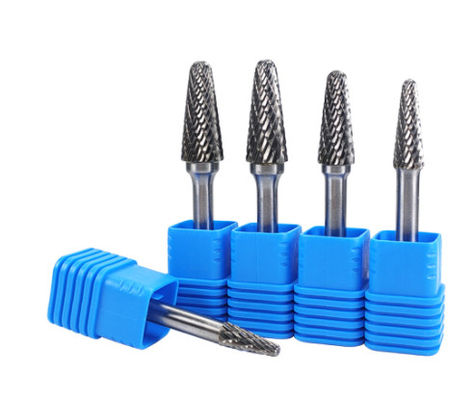 Bom preço A árvore 6mm dobro de prata do corte dá forma com a rebarba de moedura de Bits Carbide Rotary do moedor do dado da extremidade do raio on-line